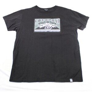 Cotopaxi Ecuador Szimon Graphic T-Shirt Black Mens L Cotton Crewneck Short Sleev